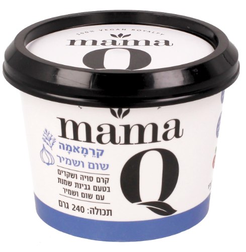 קרמאמא קיו – גבינת שמנת שום שמיר 240 גרם