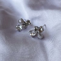 עגילי גאיה | עגילים צמודים משובצים