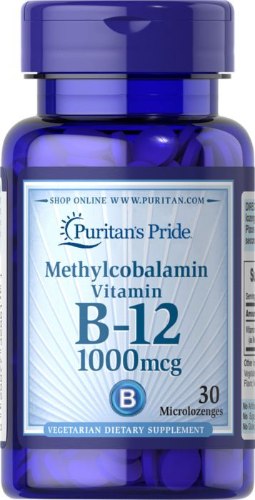 ויטמין בי12 B12 1000mcg (מתילקובלאמין)