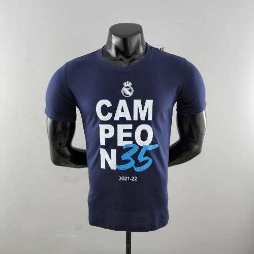 ריאל מדריד - חולצת אליפות  כחולה