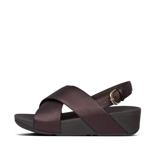 סנדלי לולו קרוס חום מטאלי פיטפלופ FITFLOP
