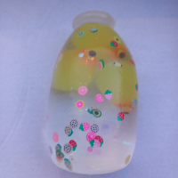 סקווישי  בקבוק ג'לי נצנצים שקוף  - Squishy Clear Glitter Jelly Bottle  YYP-122-1
