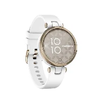 Lily Sport Cream Gold Bezel with White Case and Silicone Band