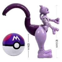 פוקימון - פוכדור ודמות מיוטו - POKEMON MEWTWO