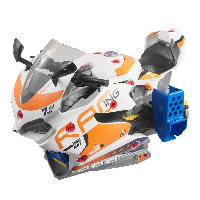 מסלול מרוצים בצורת אופנוע עשן 49 חלקים - Motorcycle-shaped race track -STS0646802