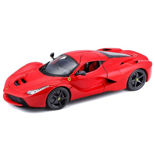 דגם מכונית בוראגו פרארי לה-פרארי אדומה Bburago Ferrari LaFerrari 1:18