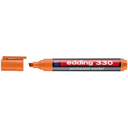 טוש פרמננט 330 טיפ קטום 1-5 מ"מ כתום אדינג edding