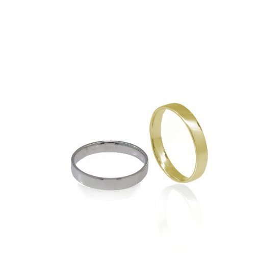 טבעת נישואין קלאסית ופופולרית בזהב 14 קרט