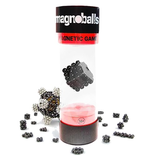 64 כדורים מגנטים שחור - Magnoballs
