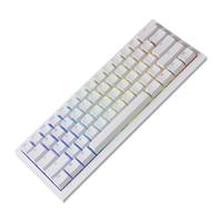 מקלדת מכנית אלחוטית Ducky One X Mini Wireless Analog Switch White עברית/אנגלית