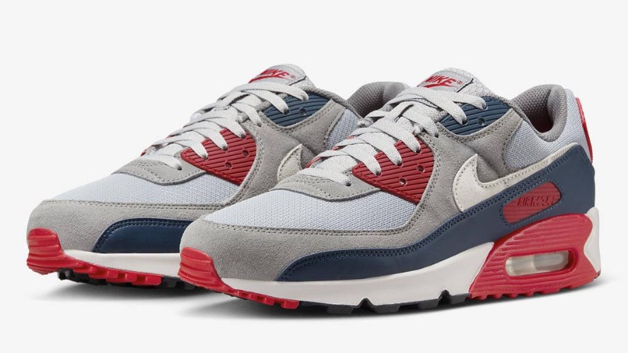 סניקרס נייק Nike AIR MAX 90 אדום אפור