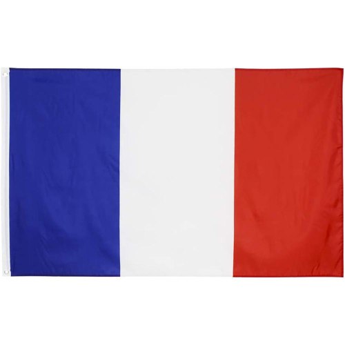 דגל נבחרת צרפת 3 מטר אורך על רוחב 1.50