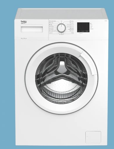 מכונת כביסה 8 ק"ג דגם T8100R בקו Beko