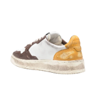 Autry Medalist Low Sneakers Yellow Brown  Vintage