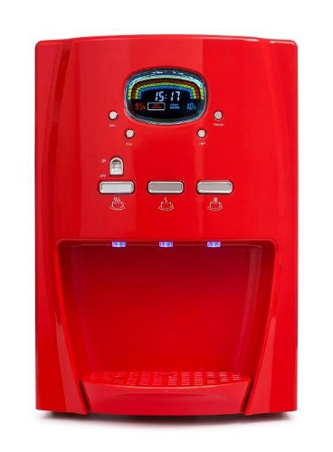 מתקן מיני-בר אדום מים הדס דגם פרימיום דיגיטלי מאושר לשימוש בשבת במים הקרים על ידי מכון צומת
