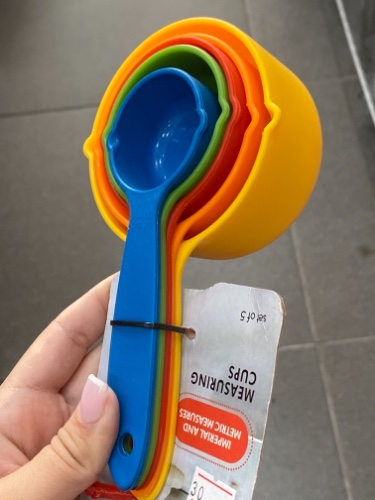 סט כוסות מדידה פלסטיק