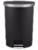 שחור - פח אשפה עם דוושה מבית אקו Eko Hanna EK6221 55L