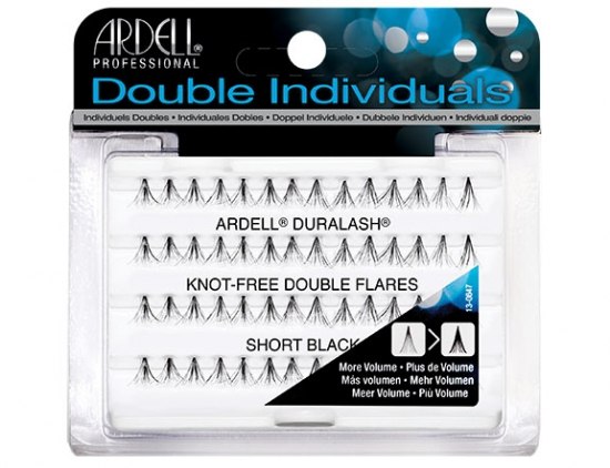 חבילת ריסים בודדים Double Indv Short שחור
