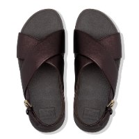 סנדלי לולו קרוס חום מטאלי פיטפלופ FITFLOP