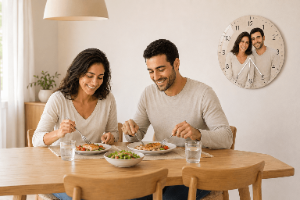 שעון קיר עגול קריקטורה  – קוטר 33 ס"מ