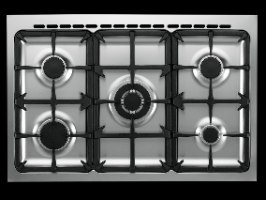 תנור בישול ואפייה משולב גז 90 ס"מ טכנוגז נירוסטה אנטי סקראץ TECNOGAS PP3X96E5VC