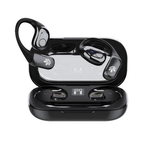 אוזניות אלחוטיות Miracase MTWS180 עם Bluetooth 5.0, עמידות IPX4 ועד 7 שעות שימוש בצבע שחור
