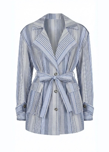 The Button Up Blouse Trench