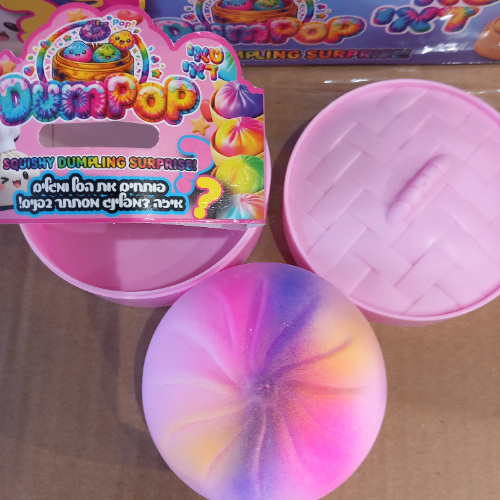 סקווישי דונאטס דאמפלינג צבעוני - Jumbo Dumpling Squishy 1664