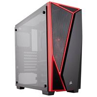 Corsair Carbide SPEC-04 Tempered Glass Mid-Tower Gaming Case Black/Red