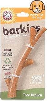 ארם אנד האמר Barkies צעצוע לעיסה עץ דחוס 20 סמ בטעם בייקון