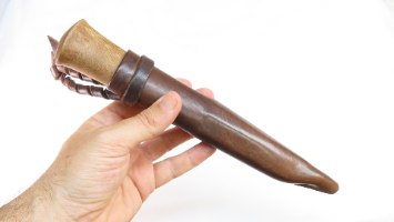 סכין שטח בושקראפט בסגנון Puukko