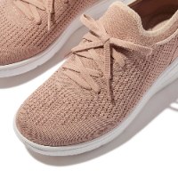 סופר-Q סרוג סניקרס סליפ-און בז' ורוז גולד FITFLOP Super-Q Knit Slip-On  פיטפלופ