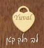לב חלק קטן - צמיד גולדפילד/ציפוי זהב בעיצוב אישי