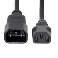 כבל מאריך חשמל לאל פסק Cable Power Extender UPS 3-pins 1m