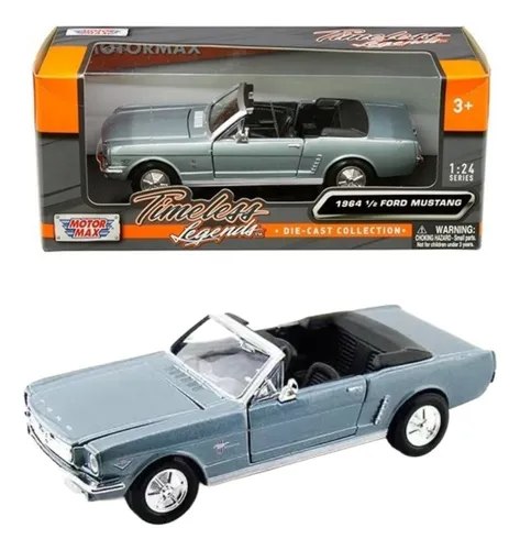 מוטורמקס פורד מוסטנג 1:24 – דגם אספנות איכותי Motormax Ford ½ Mustang Convertible 1964