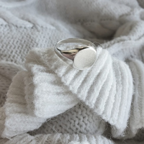 טבעת חותם עגולה ג׳וי