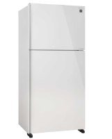 מקרר 2 דלתות זכוכית לבנה  SHARP דגם SJ-4650-WH שארפ