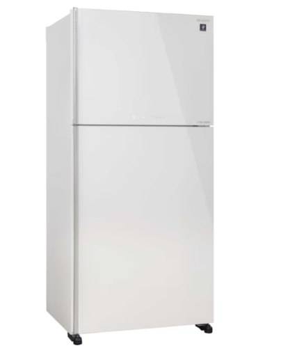 מקרר 2 דלתות זכוכית לבנה  SHARP דגם SJ-4650-WH שארפ