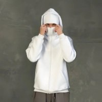קפוצ'ון נינג'ה אופנתי עם מסיכה וכובע כפול דגם Balaclava