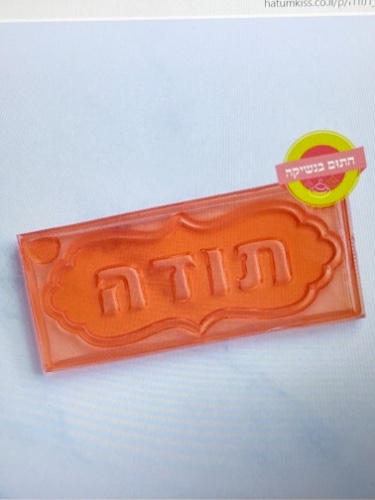 דיסקית מסגרת תודה