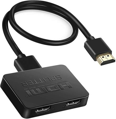 מפצל HDMI מוגבר 4K – כניסה אחת לשני מסכים | HDMI Splitter 1 in 2 Out