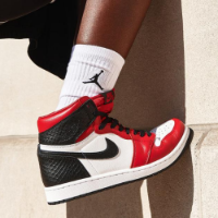 Nike Air Jordan 1 High Satin Snake