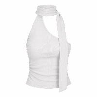 ONE SHOLDER TOP- ICE