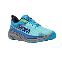 Hoka Challenger 7 Wide נעלי ספורט גברים הוקה צ'אלנג'ר 7 רחבות בצבע תכלת/אפרפר | HOKA גברים