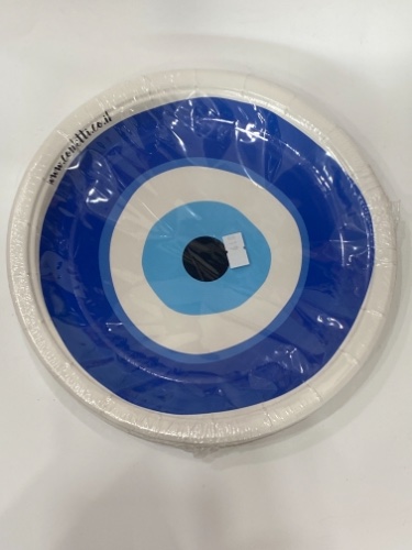 צלחות נייר 16 יח עין הרע
