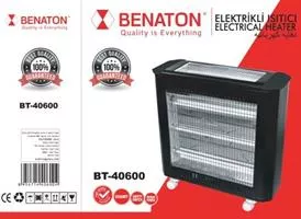 תנור חימום ספירלות  בצבע שחור בנטון Benaton BT-40600