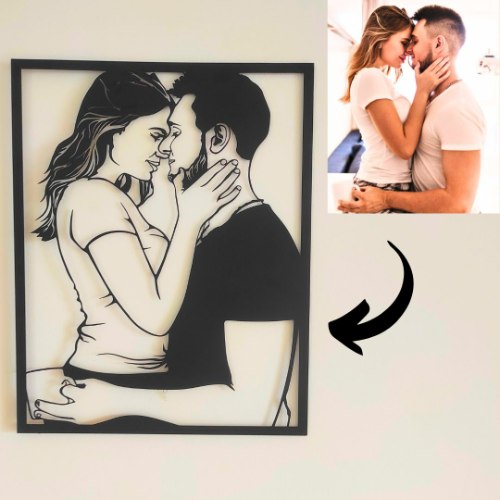 תמונת מתכת בהתאמה אישית