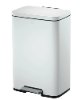 לבן - פח אשפה עם דוושה אקו Eko Madison 50L