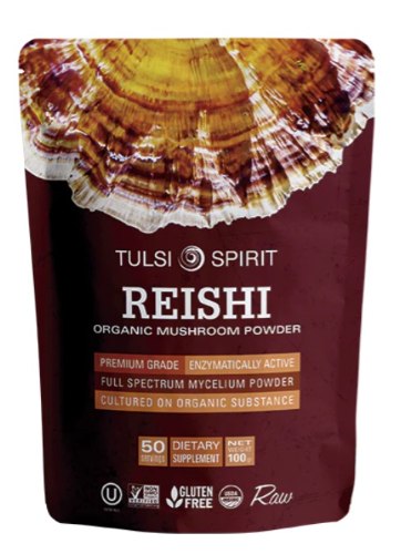 אבקת פטריית ריישי אורגנית | Organic Reishi Mushroom | טולסי Tulsi