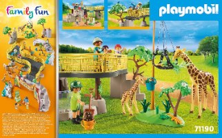 גן חיות - playmobil 71190